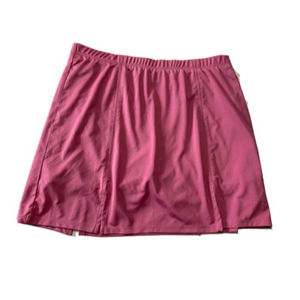 Wilson Women’s Sz M Tennis Golf Skort Size M Elastic Waist Front & Back Slits